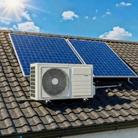 Penyimpanan Energi Baterai yang Cocok dengan Inverter Surya, AC Split Wall, Pendingin & Pemanas AC DC untuk Rumah di Halaman