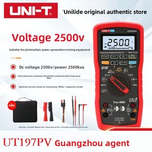 Multímetro Digital Industrial para Minería Uni-Trend UT197PV DC 2500V, Especial para Voltaje Fotovoltaico, con Certificación IP67 y True RMS - Product Image 5
