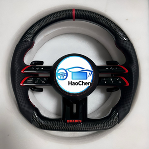 Volant sport en fibre de carbone personnalisé pour <span class=keywords><strong>Mercedes</strong></span>-Benz AMG CLA <span class=keywords><strong>CLE</strong></span> CLS W204 W205 W207 W212 W221 Classe A Classe E Classe S - Product Image 2