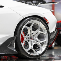 Rines Monobloque Forjados Personalizados 5x114.3 5x130 5x112 Cóncavos Profundos de 19 20 21 22 Pulgadas para Autos de Lujo, Compatibles con C8 Sf90 M3 M5