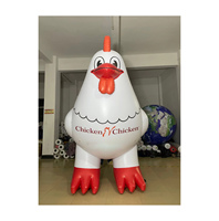 BOYI personnalisé poulet publicité scène décoration événement gonflable oiseau poulet ballon