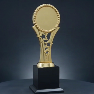 Elegante Trofeo de Metal con Impresión UV, Diseño Portátil para Premios a Empleados, Eventos Deportivos, Funciones Escolares, Ceremonias de Logro - Product Image 1