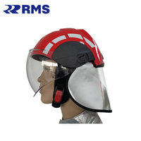 Casque de pompier EC(MED) Cert PAB avec visière et protection du cou, casque de lutte contre les incendies structurels avec bouclier anti-flamme