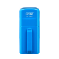Tampon encreur de poche EXPRESS de haute qualité, petit format, en plastique ABS/POM, personnalisable, pour signature de bureau, facile à transporter S-1506