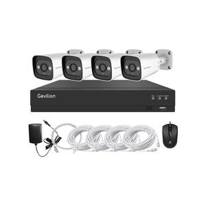 3.6mm 3.0MP 5.0MP 8.0MP 4CH Home <span class=keywords><strong>Cctv</strong></span> sistema di sicurezza IP telecamere per esterni NVR POE Kit sistema di telecamere <span class=keywords><strong>Cctv</strong></span> - Product Image 1