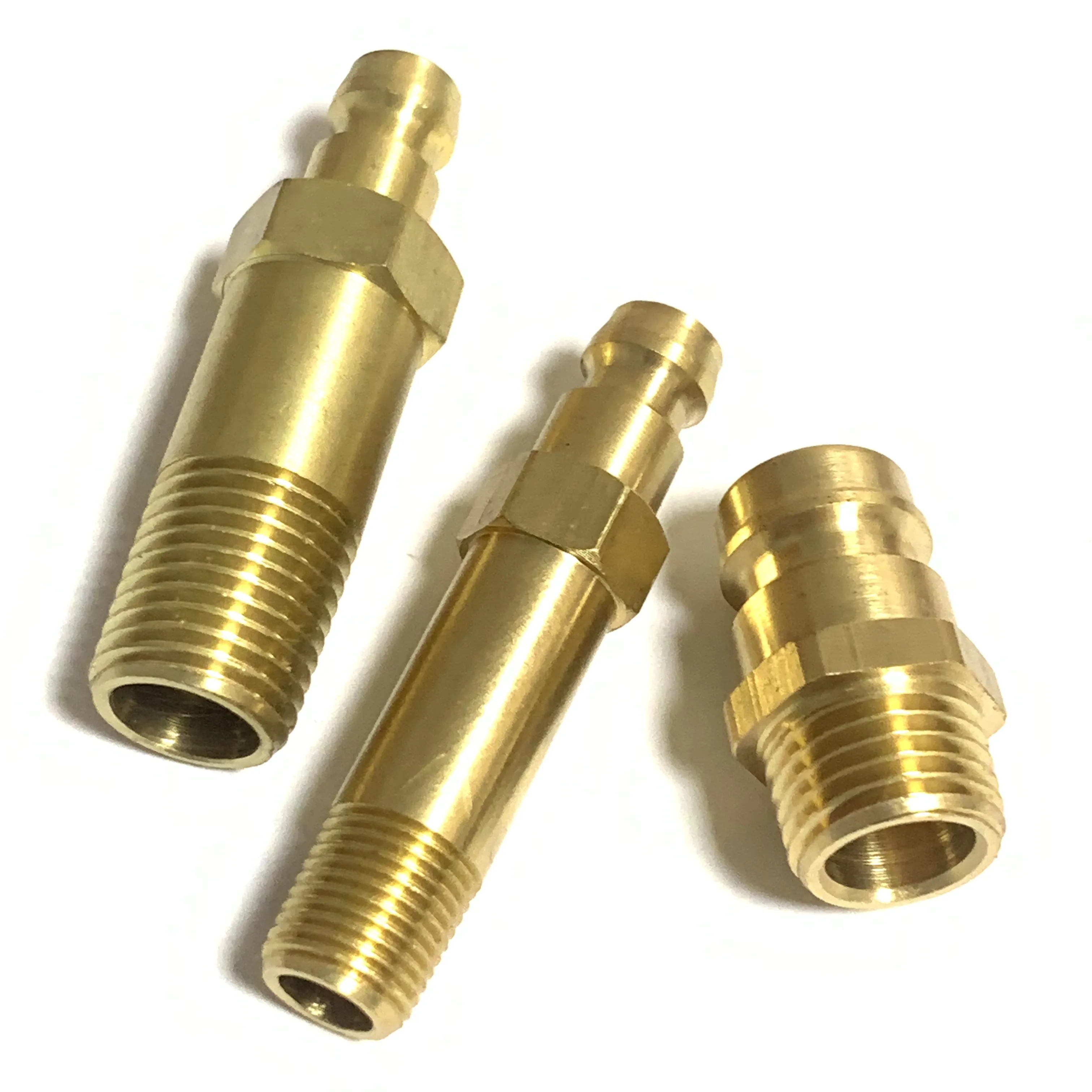 HASCO series brass quick 4'' npt stainless steel hydraulic hose extension adapter nipple used with quick coupling