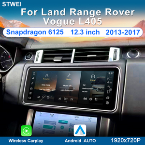 <span class=keywords><strong>Android</strong></span> 14 cho phạm vi Rover điều hành l405 2013 2017 Xe đài phát thanh đa phương tiện Video Player 12.3inch Carplay GPS navigation <span class=keywords><strong>Wifi</strong></span> - Product Image 2