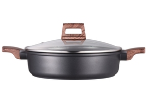 Juegos de cazuelas antiadherentes de alta calidad, sartén grande de <span class=keywords><strong>aluminio</strong></span> para salsa, olla para salsa, sartén, juego de utensilios de cocina fundidos a presión - Product Image 4
