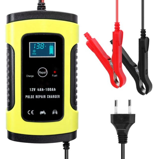 12V-24V Full Intelligent Automatic Repair Battery Charger Quick Car and Motorcycle Charging for Quick Car Motorcycle Charging