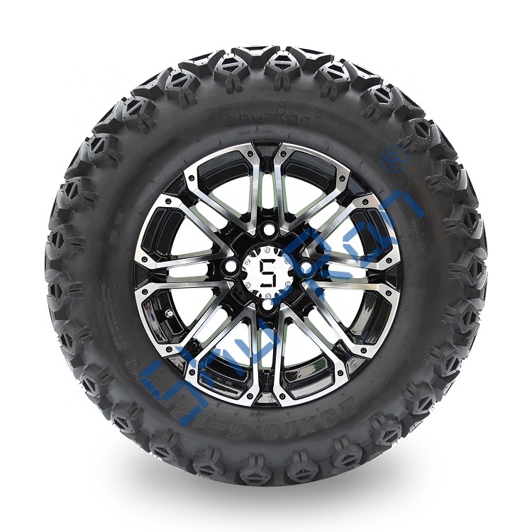 12-дюймовые 23x10.5-12 Алюминиевые электрические колеса для гольф-мобиля и шины комбинированные аксессуары для гольфа шины для внедорожников/покрышки для любой местности