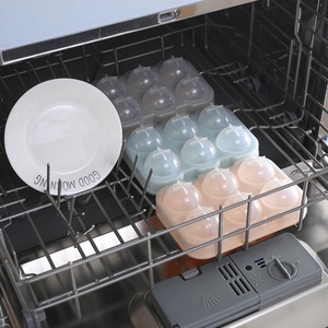 Boule de glace Flexible à 6 cavités, moule en Silicone, <span class=keywords><strong>bac</strong></span> à glaçons avec couvercle - Product Image 6