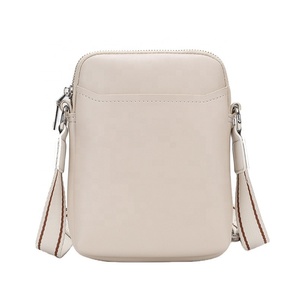 Wholesale Vegan Leather Wallet Phone Case Cover Wide Strap Crossbody Bag for iPhone 15/14/13 - Product Image 1