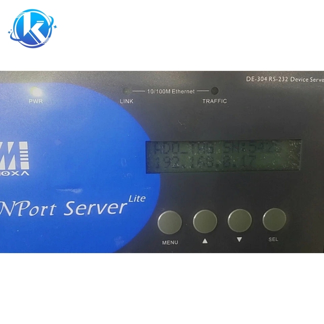 ORIGINAL SUPPLY MOXA NPORT SERVER LITE DE-304 RS-232 DEVICE SERVER LOC#M104
