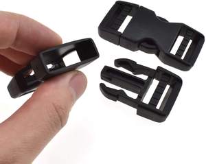 Fibbie a sgancio rapido per due clip regolabili senza cucito di ricambio per cintura in tessuto collari per cani in plastica - Product Image 4