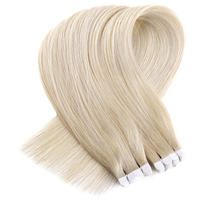 Extensiones de cabello humano KSWIGS Premium Mini Tape In, invisibles, reutilizables, con doble capa, cabello virgen, aspecto natural para uso diario. - Product Image 2