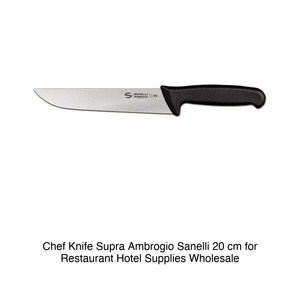 Chef <b>Knife</b> Supra Ambrogio Sanelli 20 cm for Restaurant Hotel Supplies Wholesale - Product Image 2