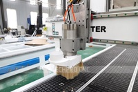 Machine à découper CNC Techpro 1325, routeur CNC pour le travail du bois, routeur CNC 3 axes en métal avec fonction de découpe à la scie