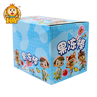 Groothandel Op Maat Roze Fruitige Smaak Zoete Zachte Jelly & Pudding Lolly Snoep Voor Kinderen