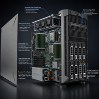 Servidor Dell T430 Nuevo, Tipo Torre, para Montaje en Rack, con Procesador Intel Xeon E, para Base de Datos de Oficina