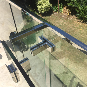 Abrazadera de barandilla INOXSTAR, herrajes de acero inoxidable para Barandilla de escalera, accesorios de balaustrada de vidrio a vidrio - Product Image 2