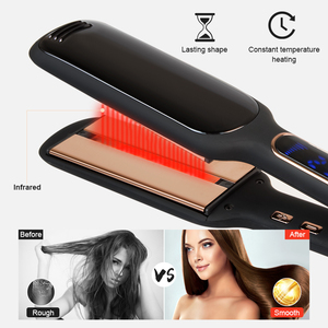 Stecca per piastra per capelli a infrarossi versione larga per piastra per capelli professionale in ferro piatto personalizzato veloce per uso domestico - Product Image 2
