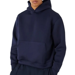 Fournisseur de sweat-shirts unisexes en coton French Terry, surdimensionnés, à personnaliser avec un logo, de haute qualité, courts, unis, pour hommes - Product Image 1