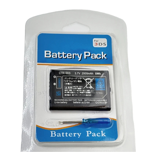 <span class=keywords><strong>Batterie</strong></span> rechargeable <span class=keywords><strong>CTR</strong></span>-<span class=keywords><strong>003</strong></span> 2000mAh 3.7V pour <span class=keywords><strong>Nintendo</strong></span> 3DS 2DS 2DS XL avec tournevis, accessoires de jeu - Product Image 1