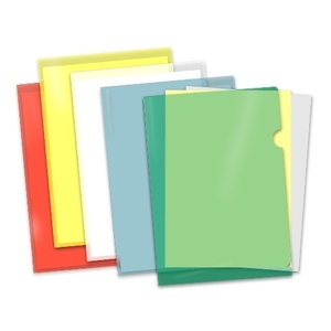 Porte-documents en forme de L en PPL assorti - Product Image 1