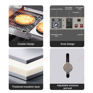 Forno a Nastro Rotante per Pizza a Gas in Acciaio Inox da 18 Pollici per <span class=keywords><strong>Cucina</strong></span> Commerciale, Attrezzatura per Ristorante con Velocità Regolabile - Product Image 3