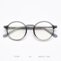 Lunettes Classiques 2026 Femme Homme Rétro Accessoires TR90 Léopard Gris Jaune Noir Acétate Coréen Anti-Lumière Bleue