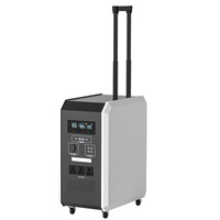 Générateur de secours pour voiture CXS Solar 2000W avec batterie LiFePO4, écran LCD, protection IP21, énergie d'urgence