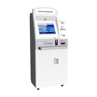Mesin ATM layar sentuh 21.5 mesin Checkout tempat parkir kios dengan kamera pemindai NFC