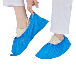 일회용 컬러풀 논스키드 플라스틱 신발 커버 부츠 커버 일회용 CPE PE 신발 커버 - Product Image 2
