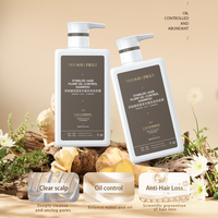 Shampoo anti-chute de cheveux, renforçant les cheveux et contrôlant le sébum, ingrédients naturels, OEM, marque privée