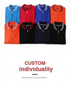 เสื้อแจ็คเก็ตเบสบอลวาร์ซิตี้ผ้าฝ้ายสำหรับผู้ชาย พิมพ์โลโก้แบบกำหนดเองได้ หลายสี - Product Image 6