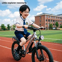 Sepeda Gunung Anak Little Explorer untuk Anak Laki-laki dan Perempuan Usia 8-15 Tahun, 7 Percepatan, Rem Cakram Depan/Belakang, Rangka Baja Karbon Tinggi