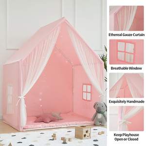 Tente pour enfants fille princesse chambre <span class=keywords><strong>maison</strong></span> de <span class=keywords><strong>jeu</strong></span> intérieure chambre d'enfants jouet Playhouse château tente - Product Image 4