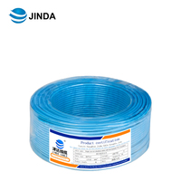 Cable eléctrico desnudo de un solo rollo de 100m de alta temperatura, Conductor de cobre de PVC Flexible para cableado de Casa de construcción