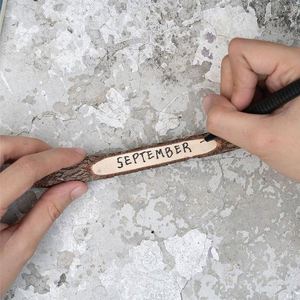 Lápiz Ecológico Personalizado, Lápiz de Madera Natural Hecho a Mano, Lápiz de Ramas, Bolígrafo de Madera - Product Image 3