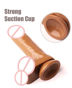 Gran pene para mujeres masturbación juguetes sexuales pene con ventosa consolador realista - Product Image 4