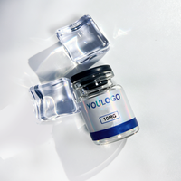 Étiquettes autocollantes holographiques personnalisées imperméables pour flacons, autocollants laser, emballage personnalisé pour flacons de peptides arc-en-ciel de 2 ml/3 ml/10 ml