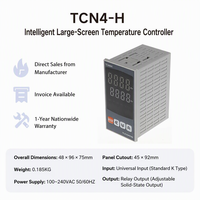 Contrôleur de température intelligent numérique PID TUOBANG TCN4H 48*96mm, relais à semi-conducteurs, double sortie, thermostat industriel OEM