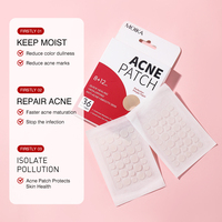 36 Patchs Hydrocolloïdes Coréens Anti-Acné pour le Visage, Traitement des Boutons, Points Noirs et Imperfections