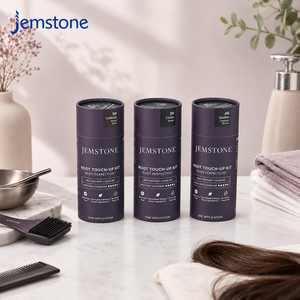 Tube en carton kraft personnalisé imprimé pour shampoing colorant capillaire, idéal pour le rangement de produits de salon, emballage en tube cylindrique - Product Image 1
