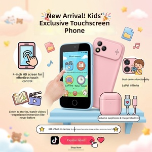 Téléphone pour enfants S18 avec carte SIM, mini téléphone 4G pour enfants, appareil <span class=keywords><strong>photo</strong></span> numérique, appareil d'appel vocal, <span class=keywords><strong>Tel</strong></span>éfono Para Niños Con Tarjeta SIM - Product Image 3