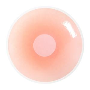 Penutup puting silikon perekat otomatis Bra pembentuk payudara sisipan pembesar payudara bulat prostesis untuk pita payudara - Product Image 1