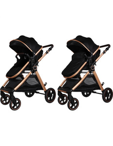 Passeggino per Bambini Omologato EN1888-2 con Manico Reversibile in PU, Telaio Pieghevole in Lega di Alluminio e Ruote in Gomma - Product Image 3