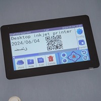 Imprimante thermique semi-automatique de bureau IPS-8DK, imprimante à jet d'encre thermique Tij Ce 12,7 mm pour sachets