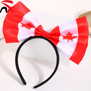 कस्टम <span class=keywords><strong>2026</strong></span> खेल प्रतियोगिता देश राष्ट्रीय ध्वज को समर्थन समारोह के लिए राष्ट्रीय ध्वज की चेयरिंग बेल्ट धनुष हेडबैंड - Product Image 4