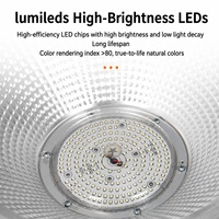 Luces LED para canchas de baloncesto, iluminación interior sin sombras para salas de bádminton, luces de alta luminosidad antideslumbrantes para canchas de baloncesto